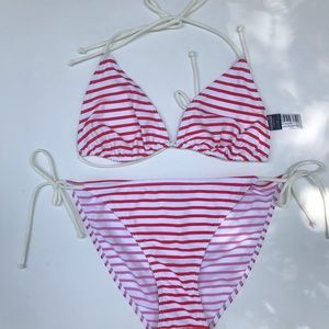 🐝 WanaBee | European Stripe String Bikini Set